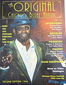 L-MAGIC SAM PHOTO MAGAZINE Original Chicago Blues 1990