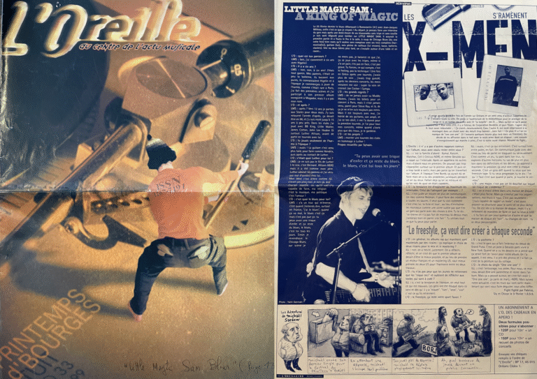 Lil'Magic SAM ( Ex Little Magic SAM)-ARTICLE L'OREILLE AVRIL 1999.1